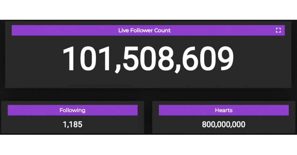 live tiktok counter